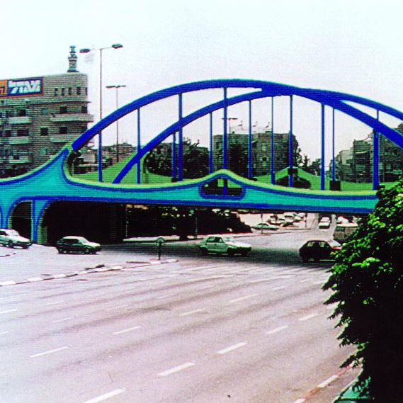 גשר מוצע, מחלף לה גרדיה, תל אביב .jpg1
